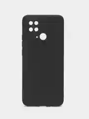 Тёмно-серый чехол Xiaomi Redmi 10C / Poco C40, Сяоми Редми 10С / Поко С40 черный, силиконовый, матовый