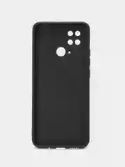 Тёмно-серый чехол Xiaomi Redmi 10C / Poco C40, Сяоми Редми 10С / Поко С40 черный, силиконовый, матовый