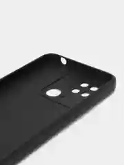 Тёмно-серый чехол Xiaomi Redmi 10C / Poco C40, Сяоми Редми 10С / Поко С40 черный, силиконовый, матовый