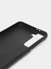 Тёмно-серый чехол Samsung Galaxy S21, Самсунг Галакси С21 черный силиконовый