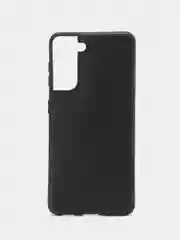 Тёмно-серый чехол Samsung Galaxy S21, Самсунг Галакси С21 черный силиконовый