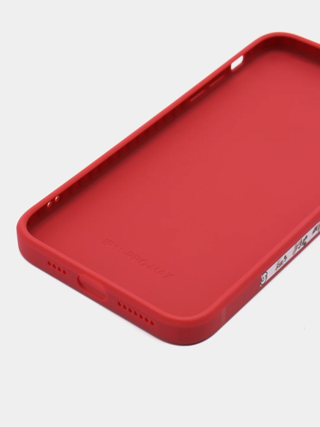 Красный чехол с принтом на iPhone 11 pro max