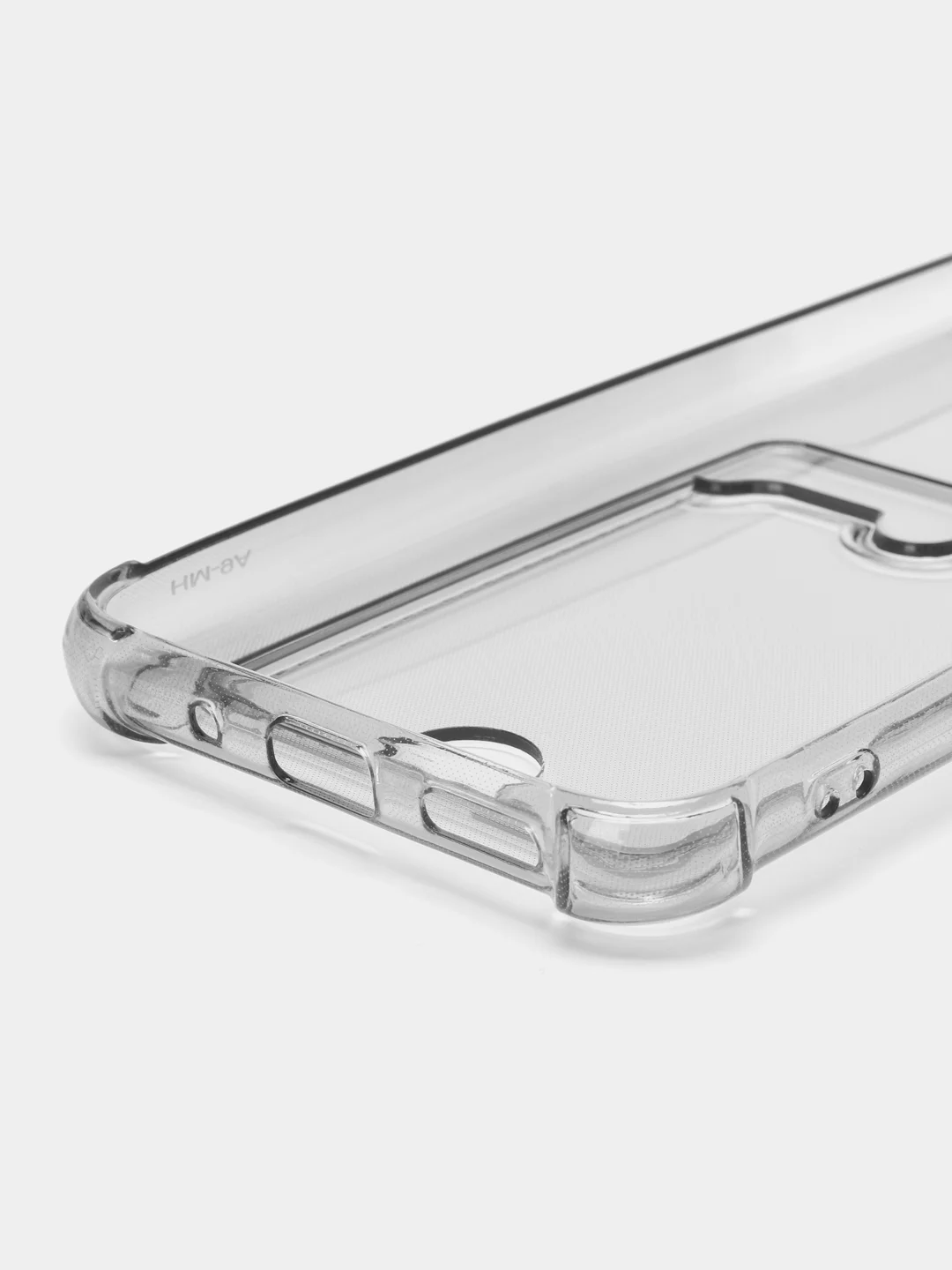 Черный чехол для Xiaomi Redmi 9A, Сяоми Редми 9А прозрачный, с карманом для карты