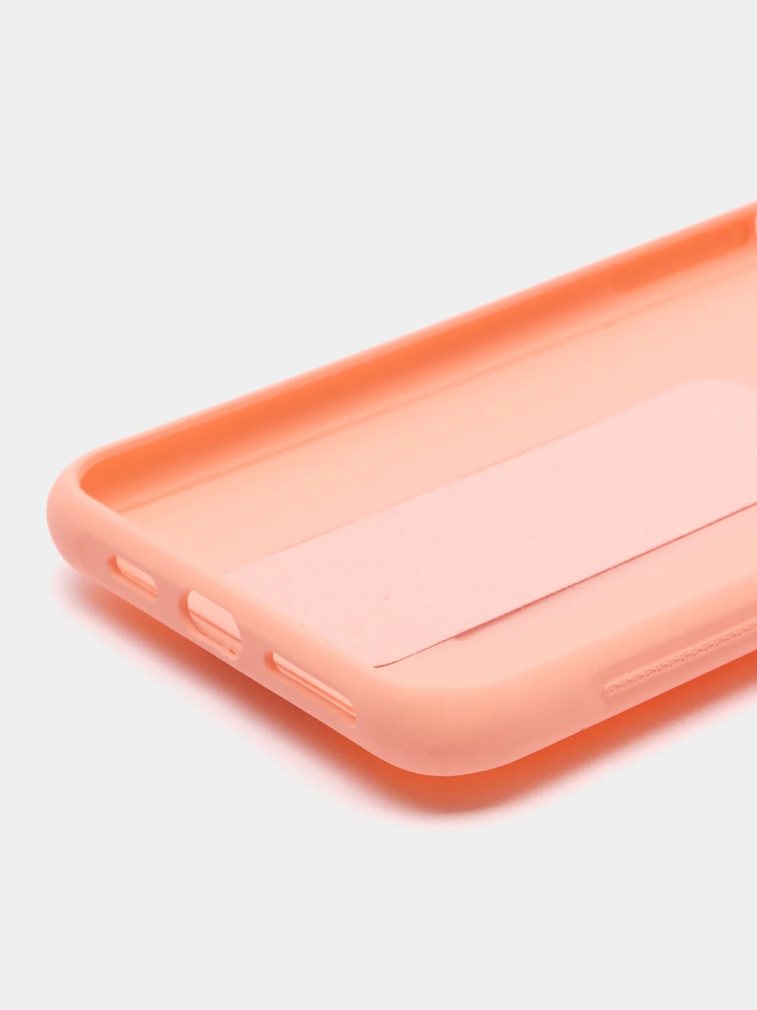 Розовый чехол с подставкой держателем для iPhone 11 Pro max
