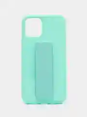 Бирюзовый чехол с подставкой держателем для iPhone 11 Pro
