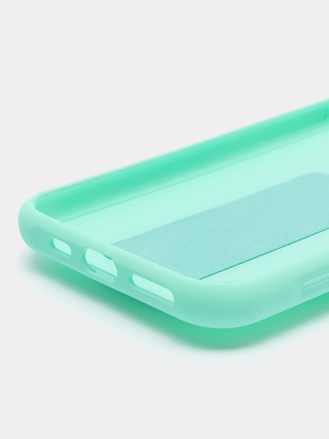 Бирюзовый чехол с подставкой держателем для iPhone 11 Pro