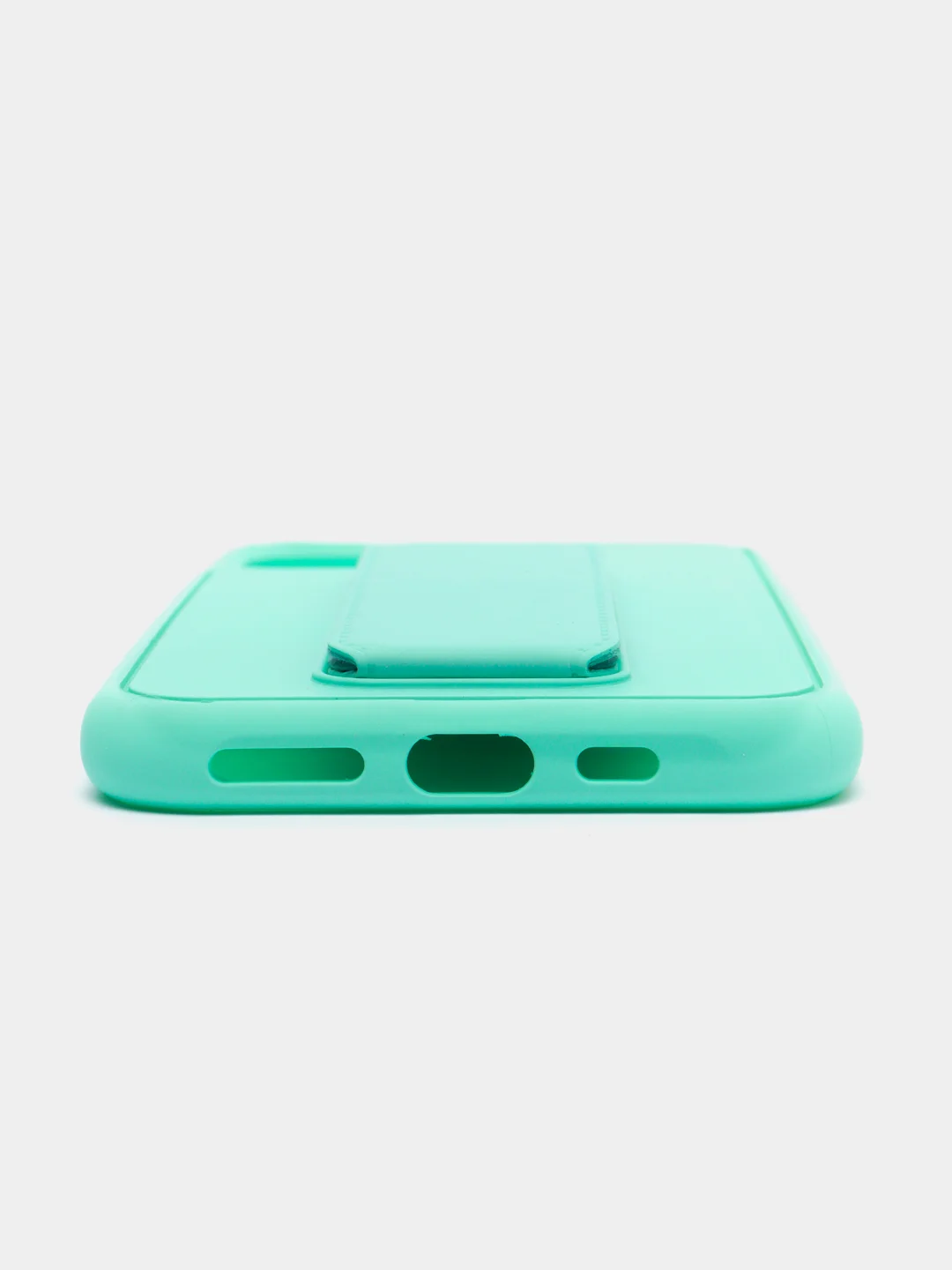 Бирюзовый чехол с подставкой держателем для iPhone 11 Pro