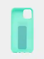 Бирюзовый чехол с подставкой держателем для iPhone 11 Pro