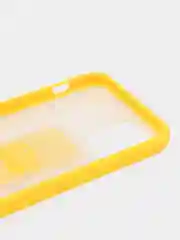 Желтый чехол с подставкой держателем для iPhone 11 Pro