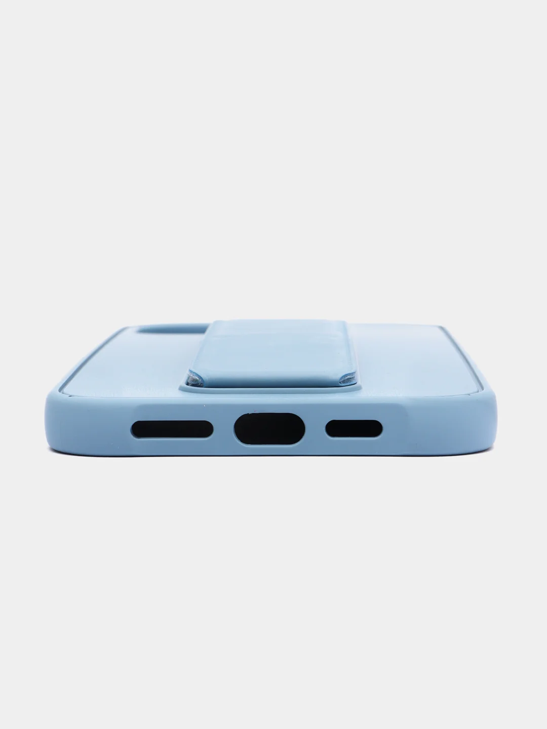 Голубой чехол с подставкой держателем для Apple iPhone 12 Pro max