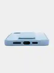 Голубой чехол с подставкой держателем для Apple iPhone 12 Pro max