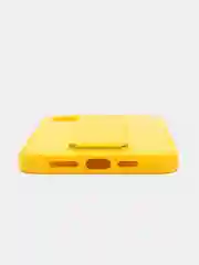 Желтый чехол с подставкой держателем для Apple iPhone 12 Pro max