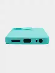 Бирюзовый чехол силиконовый для Tecno Spark 10 / 10C, Спарк 10 / 10С, Silicone Cover