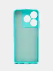 Бирюзовый чехол силиконовый для Tecno Spark 10 / 10C, Спарк 10 / 10С, Silicone Cover