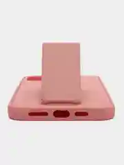 Розовый чехол с подставкой держателем для Apple iPhone 12 Pro max