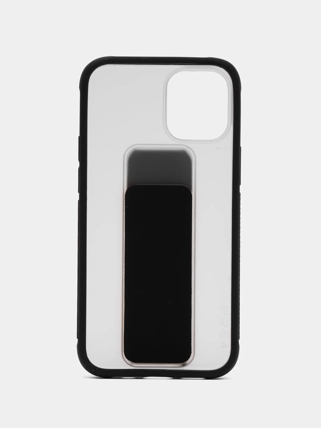 Угольный чехол с подставкой держателем для Apple iPhone 12 mini