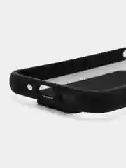 Угольный чехол с подставкой держателем для Apple iPhone 12 mini
