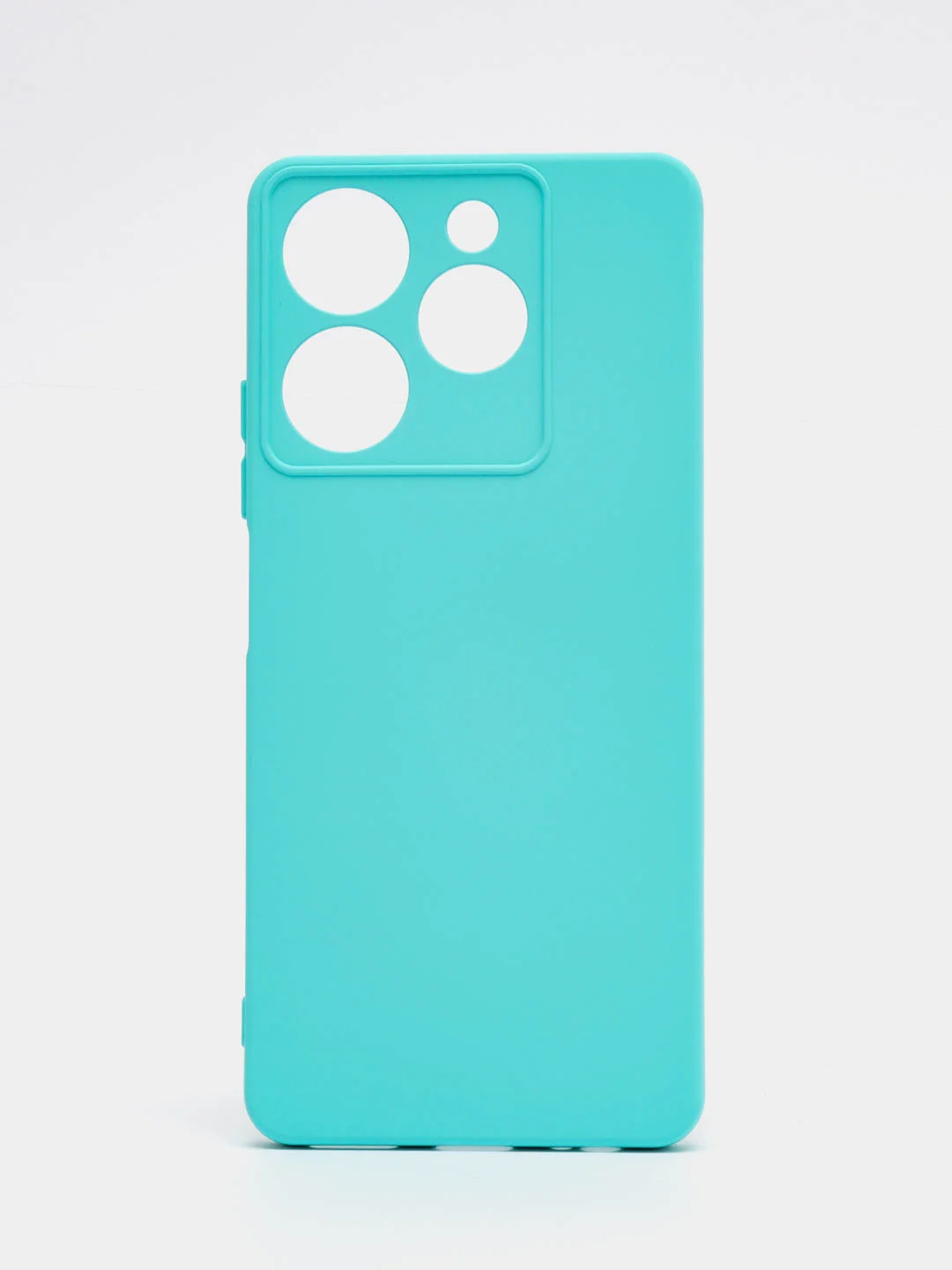 Бирюзовый чехол силиконовый для Tecno Spark 10 Pro, Спарк 10 Про, Silicone Cover