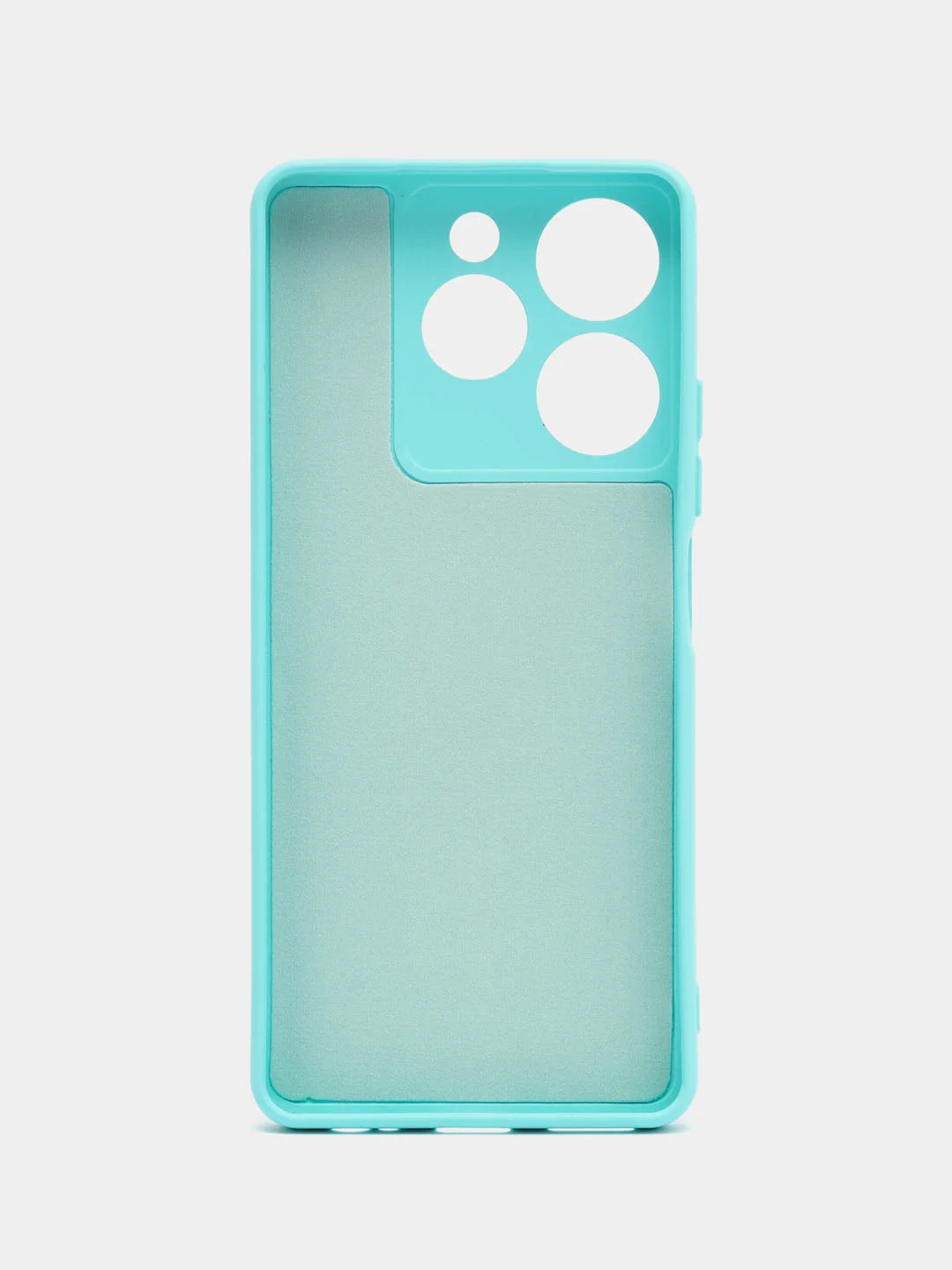 Бирюзовый чехол силиконовый для Tecno Spark 10 Pro, Спарк 10 Про, Silicone Cover