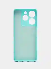 Бирюзовый чехол силиконовый для Tecno Spark 10 Pro, Спарк 10 Про, Silicone Cover
