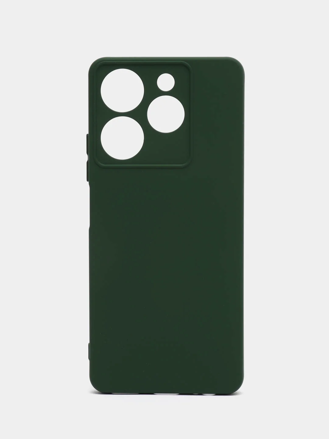 Зеленый чехол силиконовый для Tecno Spark 10 Pro, Спарк 10 Про, Silicone Cover