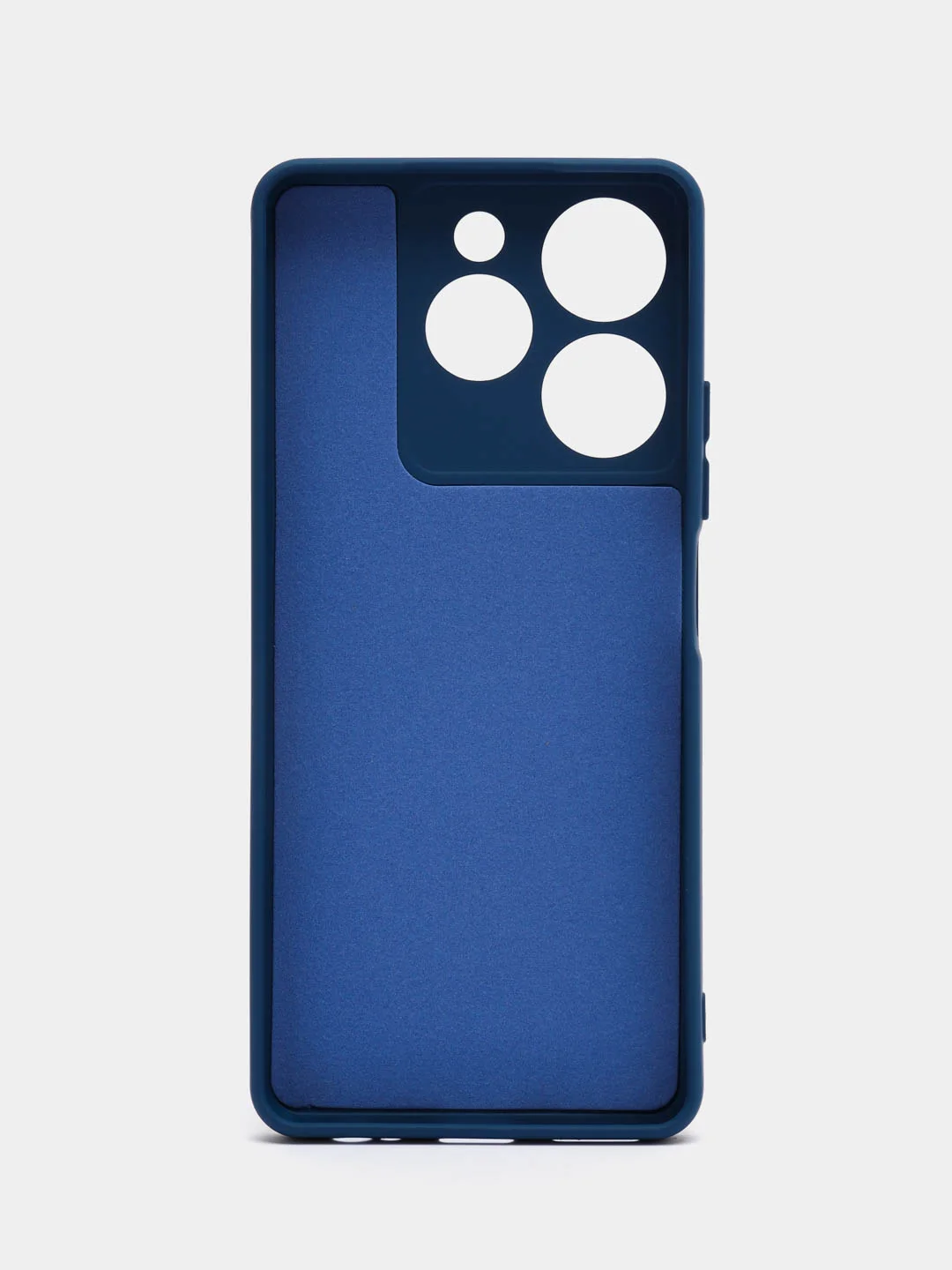 Темно-синий чехол силиконовый для Tecno Spark 10 Pro, Спарк 10 Про, Silicone Cover