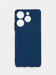 Темно-синий чехол силиконовый для Tecno Spark 10 Pro, Спарк 10 Про, Silicone Cover