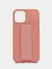 Розовый чехол с подставкой держателем для iPhone 12 Pro