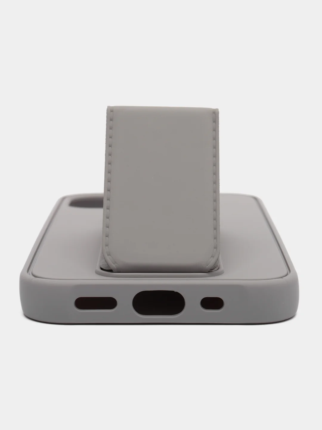 Серый чехол с подставкой держателем для Apple iPhone 12 mini