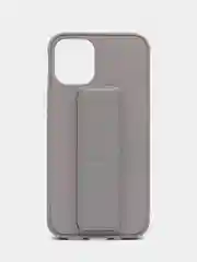 Серый чехол с подставкой держателем для Apple iPhone 12 mini