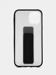 Черный чехол с подставкой держателем для Apple iPhone 12 Pro max