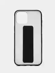 Черный чехол с подставкой держателем для Apple iPhone 12 Pro max