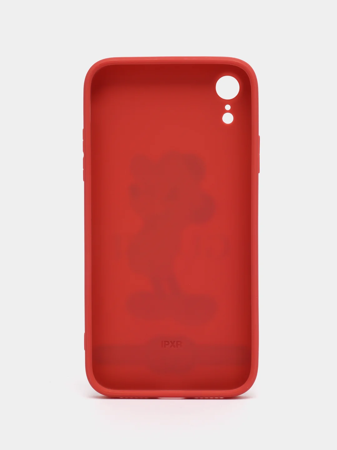 Красный чехол с принтом на iPhone XR