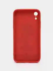 Красный чехол с принтом на iPhone XR