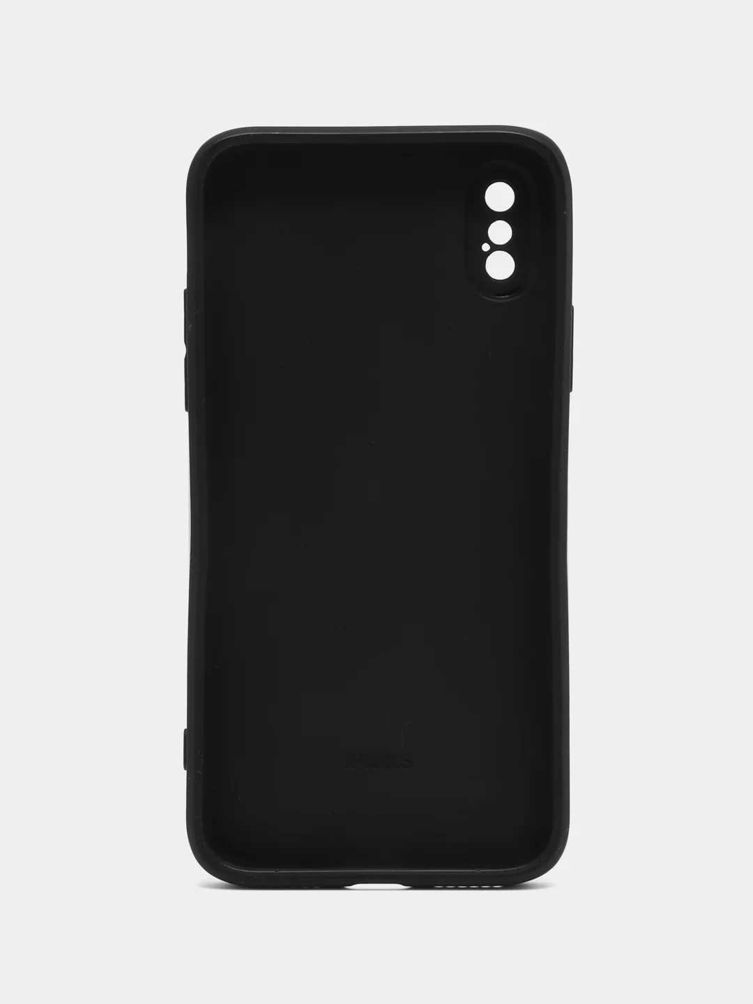 Бежевый чехол с принтом на iPhone XS