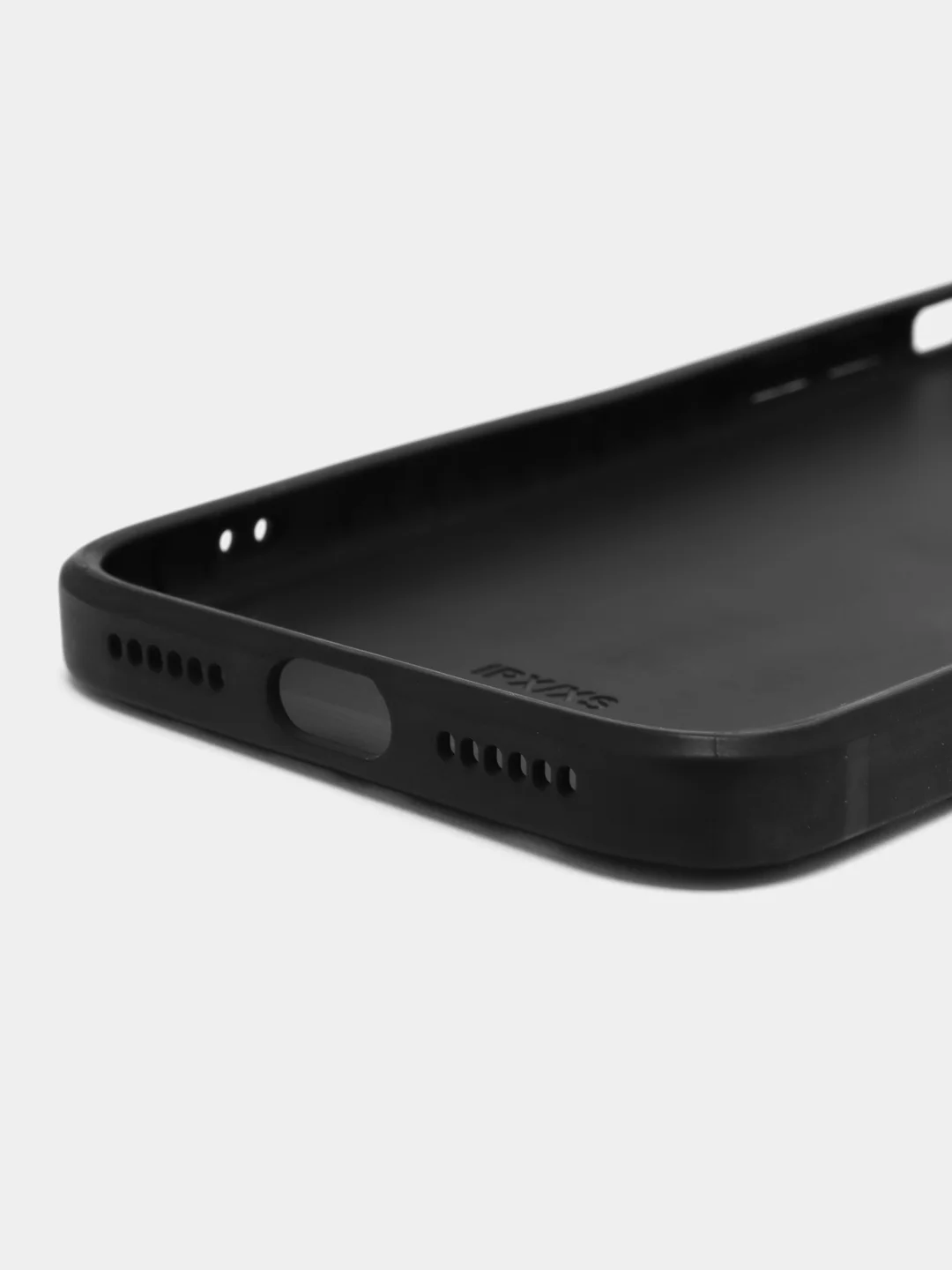 Бежевый чехол с принтом на iPhone XS
