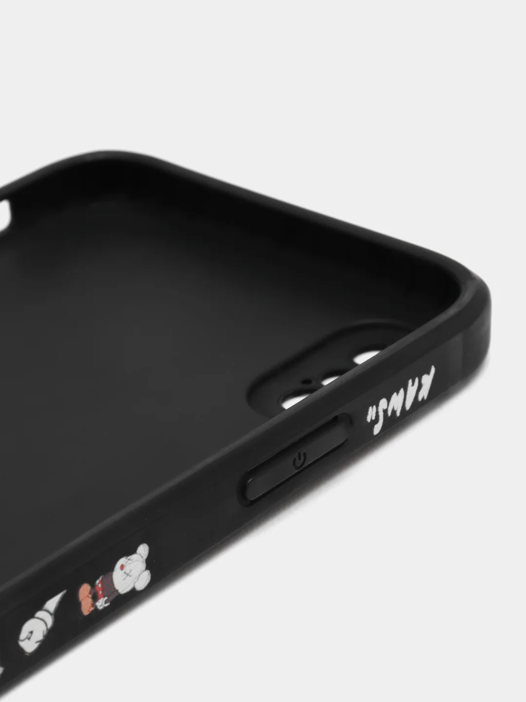 Бежевый чехол с принтом на iPhone XS