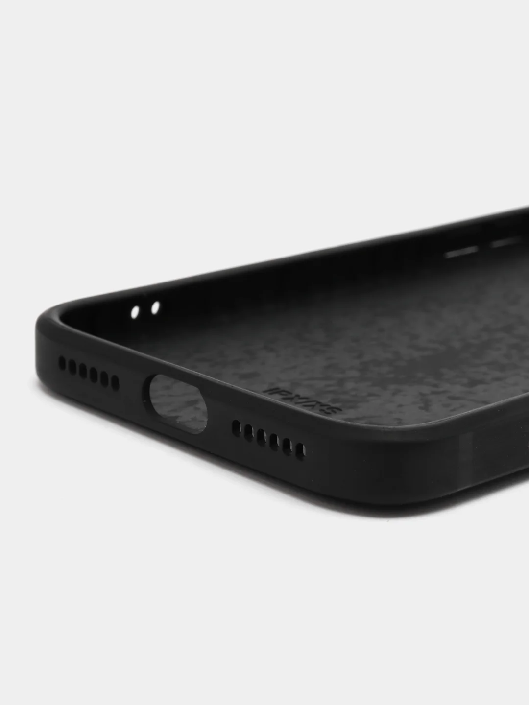 Черный чехол с принтом на iPhone XS