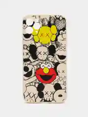 Бежевый чехол с принтом на iPhone 11 pro max