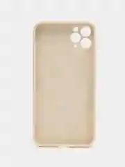 Бежевый чехол с принтом на iPhone 11 pro max