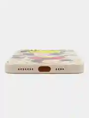 Бежевый чехол с принтом на iPhone 11 pro max