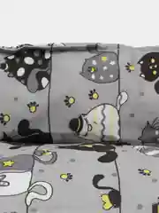 Серый металлик лежак для кошек и маленьких собак