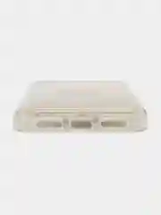 Желтый силиконовый чехол с жидкими блестками для iPhone X/Xs