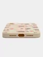 Коричневый чехол с принтом на iPhone XR
