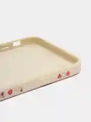 Коричневый чехол с принтом на iPhone XR