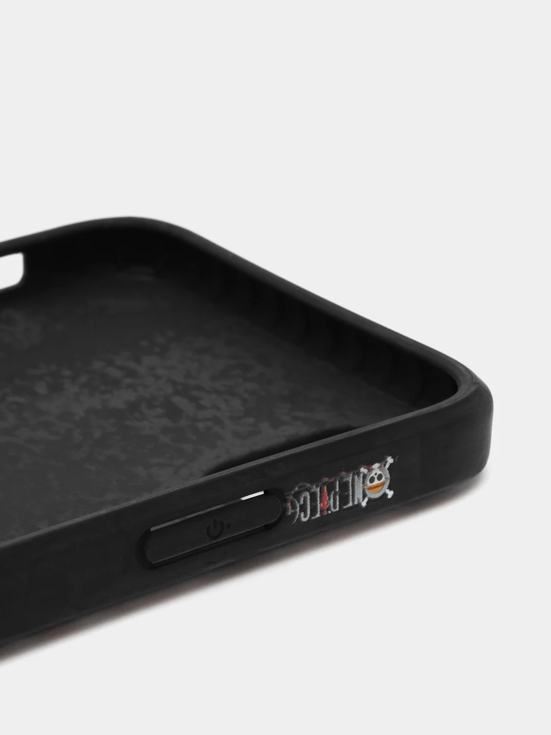 Коричневый чехол с принтом на iPhone XS