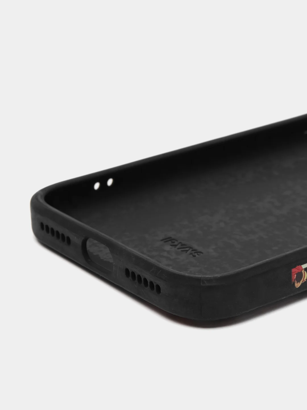 Коричневый чехол с принтом на iPhone XS