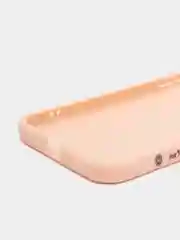 Розовый чехол с принтом на iPhone XS