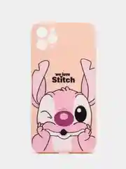 Розовый чехол с принтом на iPhone 11 pro max