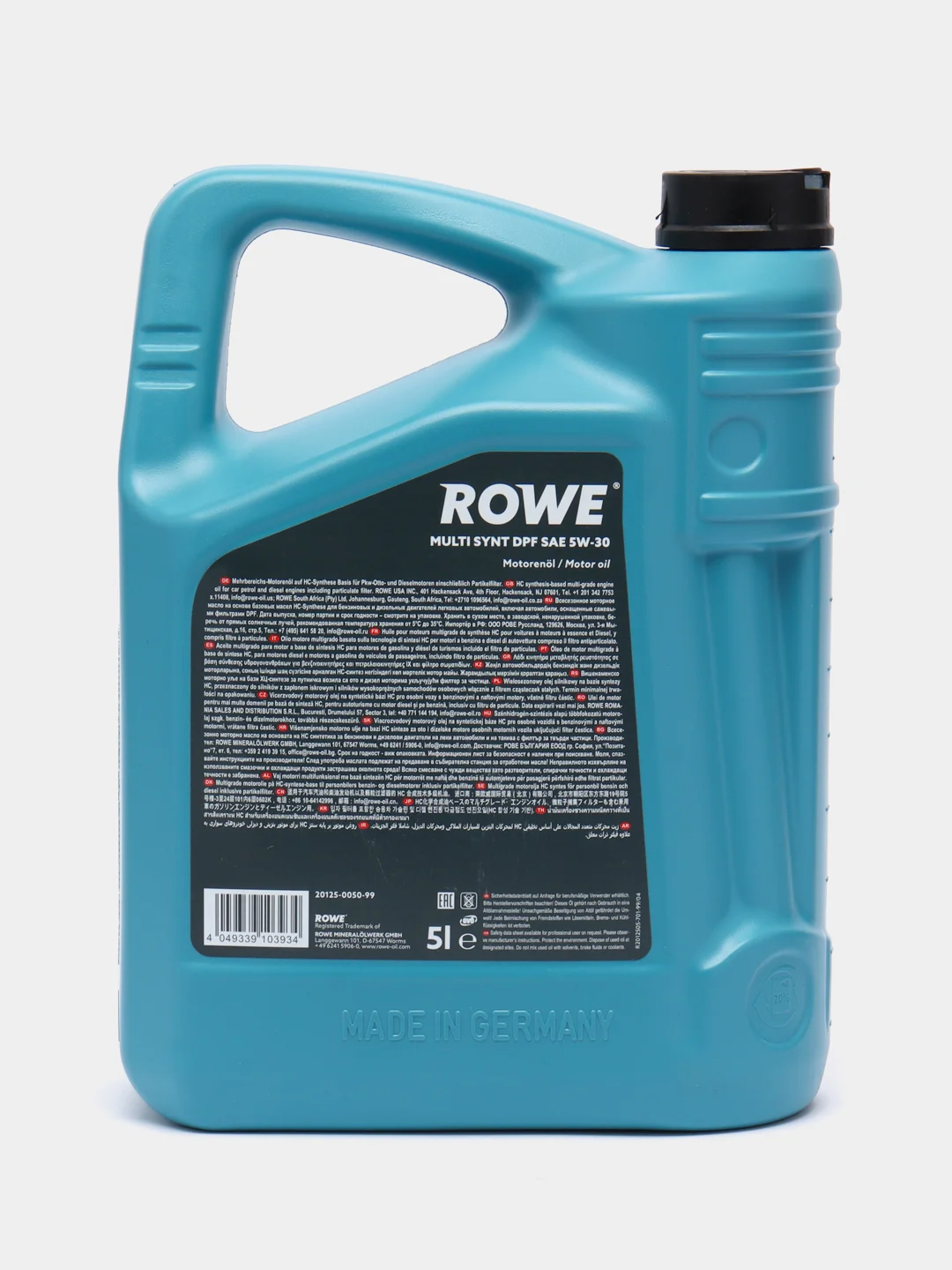 Rowe Hightec Multi Synt DPF SAE 5W-30, 5 л, 20125-0050-99
